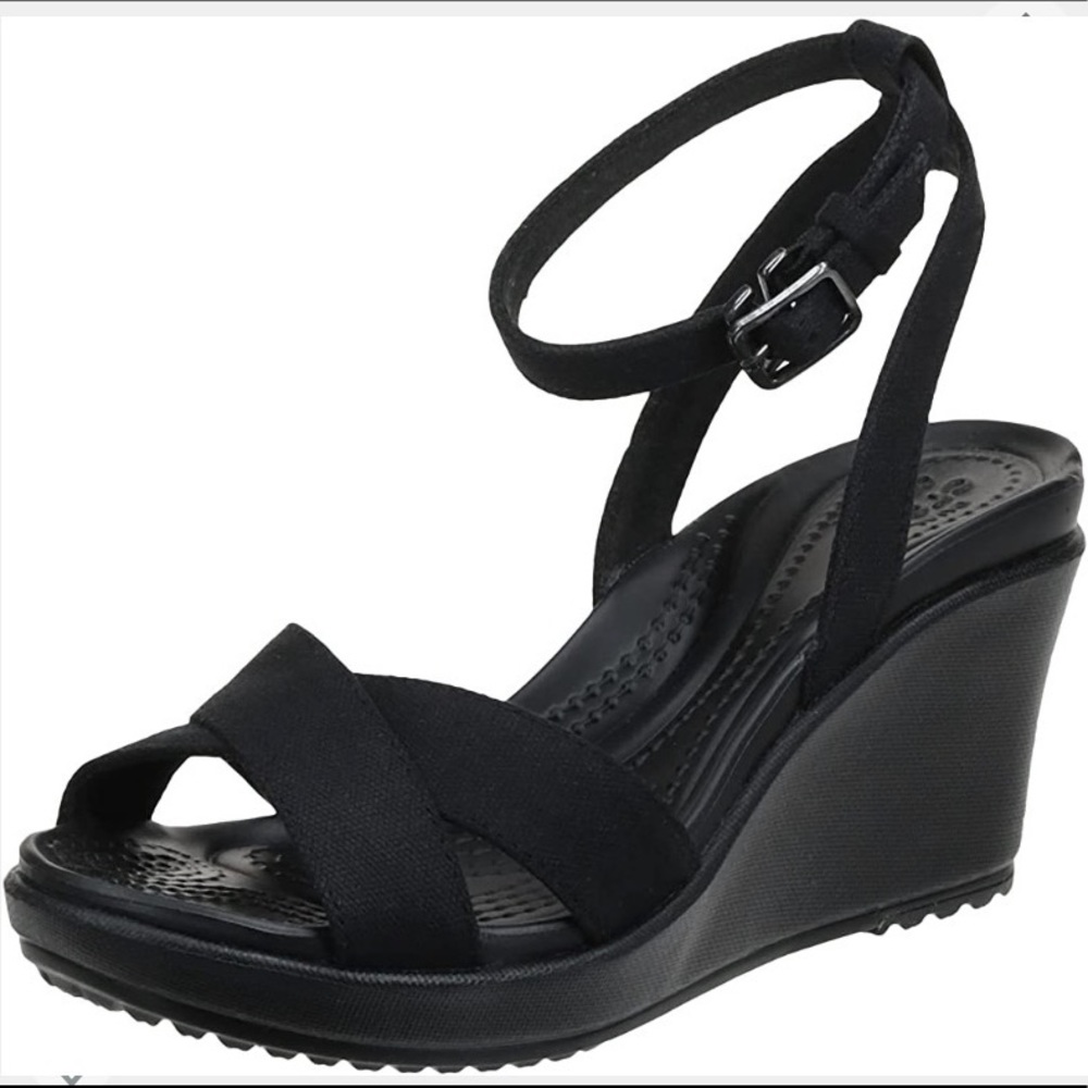 Crocs Women’s Leigh II Wedge Comfort Sandal